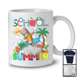 School Out For Summer, Cheerful Summer Vacation Pencil Lover, Sea Beach Trip Family Group T-Shirt