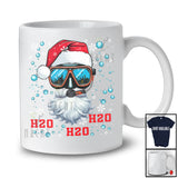 Scuba Diving Santa Face H2O; Wonderful Christmas Scuba Diver; X-mas Family Group T-Shirt