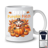 Sheep Pumpkin Patch; Lovely Thanksgiving Sheep In Pumpkin; Farm Animal Farmer Lover T-Shirt