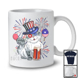 Siberian Cat Drinking Beer, Awesome 4th Of July Fireworks Kitten, Drunker Patriotic Group T-Shirt