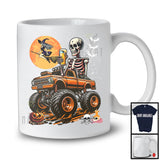 Skeleton Drinking Beer Riding Monster Truck, Creepy Halloween Costume Witch, Drinking Drunker T-Shirt