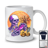 Skeleton Playing Game, Amazing Halloween Costume Skeleton Gaming Lover, Gamer Group T-Shirt