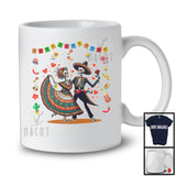 Skeletons Dancing; Joyful Dia De Los Muertos Skeleton Lover; Matching Dancer Mexican Group T-Shirt