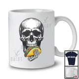 Skull Eating Taco; Scary Halloween Costume Skeleton Food Lover; Family Group T-Shirt