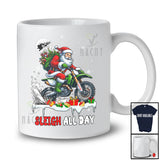 Sleigh All Day; Fantastic Christmas Snow Christmas Santa Riding Dirt Bike; Family Group T-Shirt