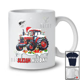 Sleigh All Day; Fantastic Christmas Snow Christmas Santa Riding Tractor Truck; Family Group T-Shirt