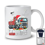 Sleigh All The Way; Fantastic Christmas Snow Christmas Santa Riding Truck; Family Group T-Shirt