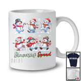 Snowmies Squad; Joyful Christmas Snowman Collection Family Group; X-mas Snowing Around T-Shirt