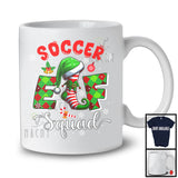 Soccer Elf Squad; Awesome Christmas Snowing Soccer Player Group; X-mas Sport Team T-Shirt