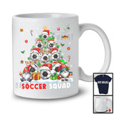 Soccer Squad; Lovely Soccer Equipment Christmas Tree Lights; Sport Player Playing Gnomes T-Shirt