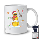 Softball Santa Snowman Cosplay; Cheerful Christmas Softball Sport Player Playing Team; Snow T-Shirt