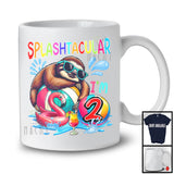 Splashtacular I'm 2, Happy 2nd Birthday Pool Party Cute Sloth Lover, Matching Family Group T-Shirt