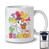 Spooky Season; Creepy Halloween Costume Moon Boo Ghost Witch; Trick Or Treat Candy Family T-Shirt