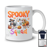 Spooky Squad; Adorable Halloween Costume Three Cow Witch Boo Ghost; Farm Farmer T-Shirt