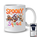 Spooky Squad; Adorable Halloween Costume Three Sloth Witch Mummy; Animal Lover T-Shirt