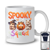 Spooky Squad; Lovely Halloween Costume Three Hamster Witch Mummy Pumpkin; Animal T-Shirt