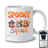 Spooky Squad; Lovely Halloween Costume Three Squirrel Witch Mummy Pumpkin; Animal T-Shirt