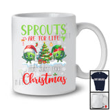 Sprouts Are For Life Not Just For Christmas; Lovely X-mas Tree Brussels Sprouts; Vegan Lover T-Shirt