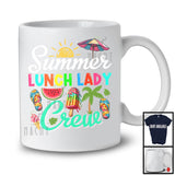 Summer Lunch Lady Crew, Joyful Summer Vacation Back To School First Day, Lunch Lady Group T-Shirt