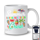 Summer School Bus Driver Crew, Joyful Summer Vacation Back To School First Day, Driver Group T-Shirt