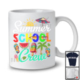 Summer School Crew, Joyful Summer Vacation Back To School First Day, Students Teacher T-Shirt