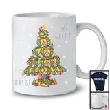 Taco Christmas Tree Lights; Humorous X-mas Snowing Around; Matching Food Lover T-Shirt