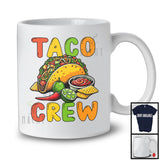 Taco Crew, Humorous Taco Food Lover, Matching Boys Girls Family Friends Group T-Shirt