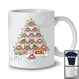 Tarantula Christmas Tree; Amazing X-mas Lights Tree Snowing; Friends Family Group T-Shirt