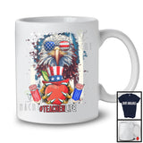 Teacher Life, Amazing 4th Of July American Flag Eagle Lover, Patriotic Teacher Group T-Shirt