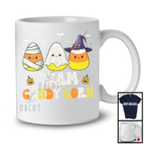 Team Candy Corn; Lovely Halloween Three Mummy Boo Witch Candy Corn Squad; Family Group T-Shirt