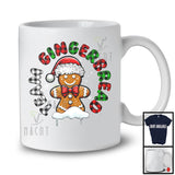 Team Gingerbread; Awesome Christmas Santa Gingerbread; Snowing Plaid Family Baker Group T-Shirt