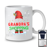 Team Grandpa's Shopping; Lovely Christmas Gnome Costume Gnomies Squad; X-mas Lights Family T-Shirt