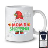 Team Mom's Shopping; Lovely Christmas Gnome Costume Gnomies Squad; X-mas Lights Family T-Shirt