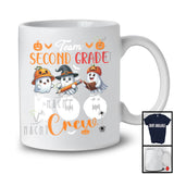 Team Second Grade Boo Crew; Lovely Halloween Ghost; Matching Students Teacher Group T-Shirt