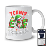 Tennis Elf Squad; Awesome Christmas Snowing Tennis Player Group; X-mas Sport Team T-Shirt