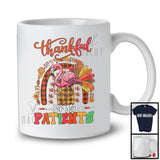 Thankful For My Patients; Wonderful Thanksgiving Flamingo Turkey Plaid Rainbow; Nurse Nursing T-Shirt