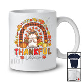 Thankful Vibes; Awesome Thanksgiving Family Hamster Turkey Pilgrim; Plaid Rainbow Animal T-Shirt