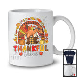 Thankful Vibes; Awesome Thanksgiving Family T-Rex Turkey Pilgrim; Plaid Rainbow Animal T-Shirt