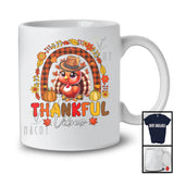 Thankful Vibes; Awesome Thanksgiving Family Turkey Pilgrim; Plaid Rainbow Animal T-Shirt