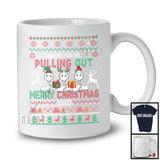 Thanks For Not Pulling Out; Humorous Merry Christmas Sweater; X-mas Dad Family Group T-Shirt