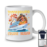 Thanksgiving Cruise Squad; Awesome Thanksgiving Fall Tree Turkey Cruise Ship; Vacation Trip T-Shirt