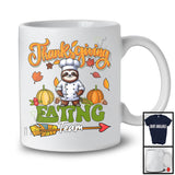 Thanksgiving Eating Team, Humorous Thanksgiving Fall Pumpkins Sloth Lover, Family Group T-Shirt