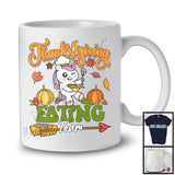 Thanksgiving Eating Team, Humorous Thanksgiving Fall Pumpkins Unicorn Lover, Family Group T-Shirt