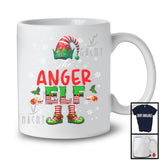 The Anger Elf; Joyful Christmas Emotions ELF Costume; Matching X-mas Family Group T-Shirt