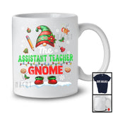 The Assistant Teacher Gnome; Proud Christmas Jobs Gnome Costume Pajamas; X-mas Group T-Shirt