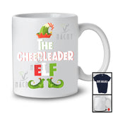 The Cheerleader Elf; Fantastic Christmas Elf Costume Pajama; X-mas Cheerleader Family T-Shirt