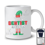 The Dentist Elf; Amazing Christmas Elf Costume Pajama; Snow X-mas Family Group T-Shirt