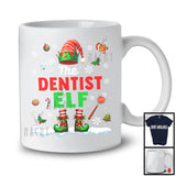 The Dentist Elf; Proud Christmas Jobs Elf Costume Pajamas; Dentist X-mas Group T-Shirt