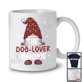 The Dog-Lover Gnome; Awesome Christmas Plaid Gnome Santa Whippet Owner; Family Group T-Shirt