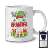 The Grandpa Elf; Amazing Christmas Lights Reindeer Elf Costume; X-mas Family Group T-Shirt